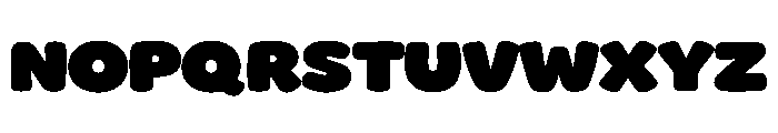 Chubby Chuckle Font UPPERCASE