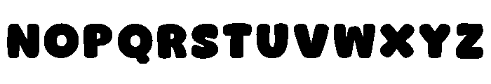 Chubby Chum Regular Font LOWERCASE