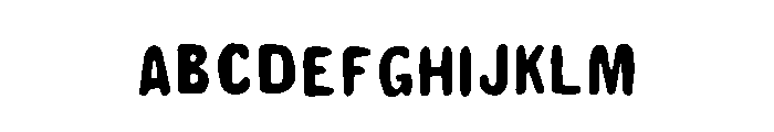 Chubby Chunky Regular FONT