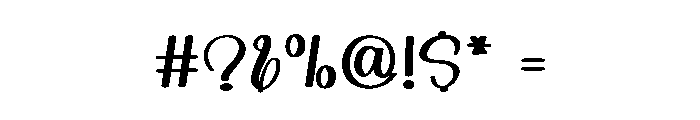 Chubby Dolls Font OTHER CHARS