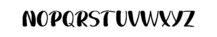 Chubby Dolls Font UPPERCASE
