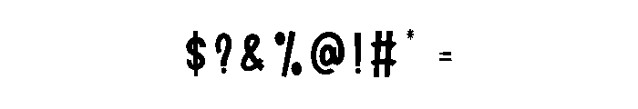 Chubby Friend Font OTHER CHARS