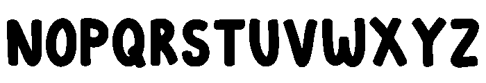 Chubby Fun Regular Font LOWERCASE