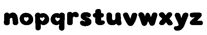 Chubby Hearts Regular Font LOWERCASE