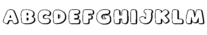 Chubby Outline Regular FONT