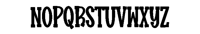 Chubby Pop Font UPPERCASE