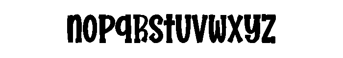 Chubby Pop Font LOWERCASE