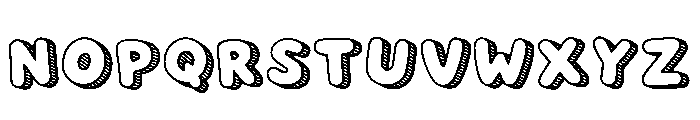 Chubby Sketch Regular Font LOWERCASE