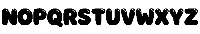Chubby Squishy Regular Font UPPERCASE