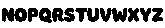 Chubby Squishy Regular Font LOWERCASE