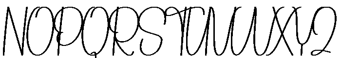 Chubby Tumbler Font UPPERCASE