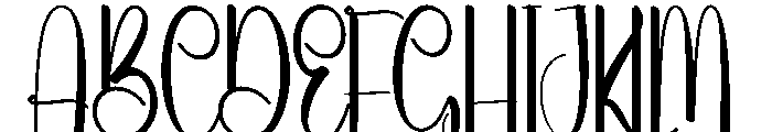 Chubby Wedding Font UPPERCASE