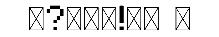 ChubbyPixel Font OTHER CHARS