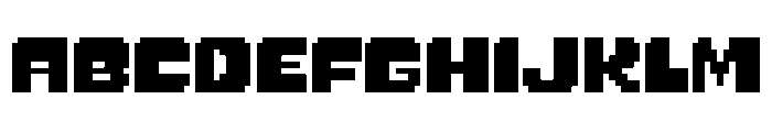 ChubbyPixel Font UPPERCASE