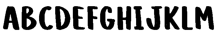Chubikoly Regular Font UPPERCASE