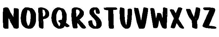 Chubikoly Regular Font UPPERCASE
