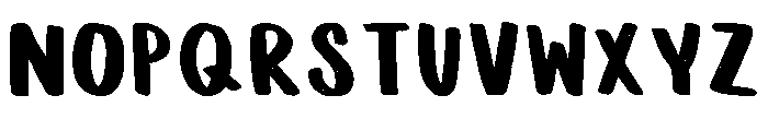 Chubikoly Regular Font LOWERCASE