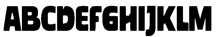 Chulform Font UPPERCASE