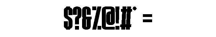 Chunk Regular Font OTHER CHARS