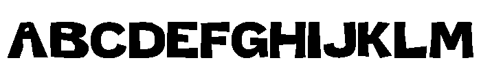 Chunk Riot Regular Font UPPERCASE
