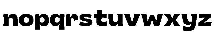 Chunk Riot Regular Font LOWERCASE