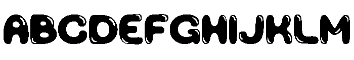 Chunkaloo Regular Font UPPERCASE