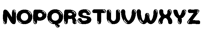 Chunkaloo Regular Font UPPERCASE