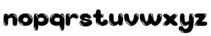 Chunkaloo Regular Font LOWERCASE