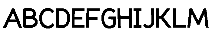 Chunkies Font UPPERCASE