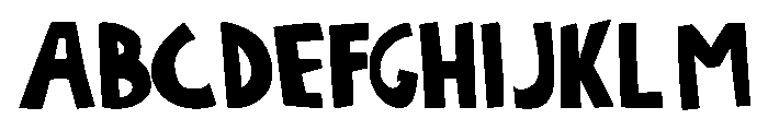 Chunkiness Font UPPERCASE