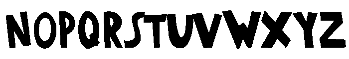 Chunkiness Font UPPERCASE