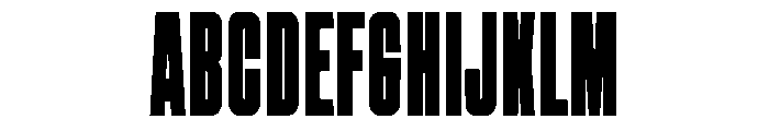 Chunko Font UPPERCASE