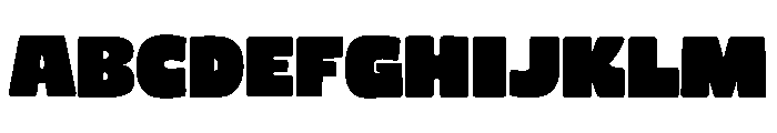 Chunkoid Font UPPERCASE