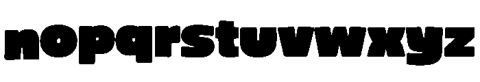 Chunkoid Font LOWERCASE