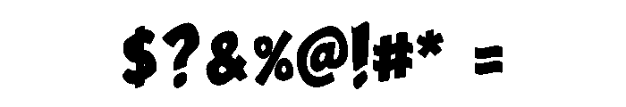 Chunkora Font OTHER CHARS
