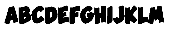Chunkora Font UPPERCASE