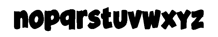 Chunkora Font LOWERCASE