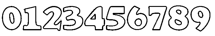 ChunksterOutline Font OTHER CHARS