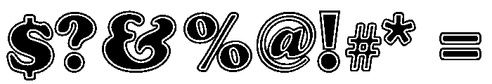 ChunksterParallel Font OTHER CHARS