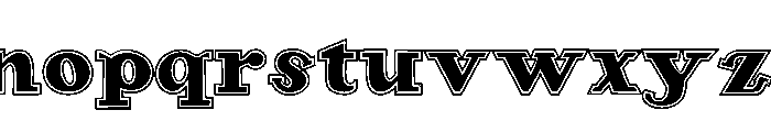 ChunksterParallel Font LOWERCASE