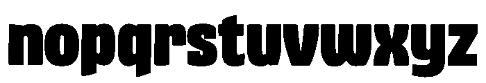 Chunksy Font LOWERCASE