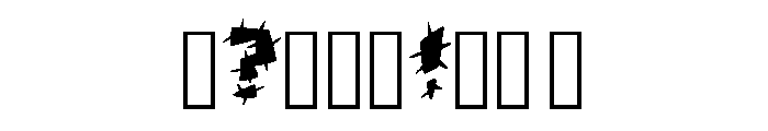 Chunky Barb Wire By Squ Regular Font OTHER CHARS
