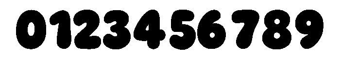 Chunky Bean Font OTHER CHARS