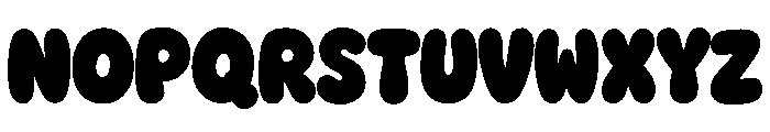 Chunky Bean Font UPPERCASE