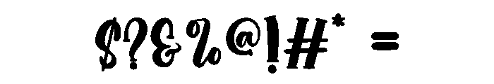 Chunky Beat Font OTHER CHARS