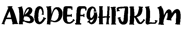 Chunky Beat Font UPPERCASE