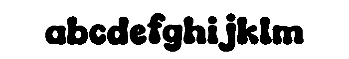 Chunky Blob FONT