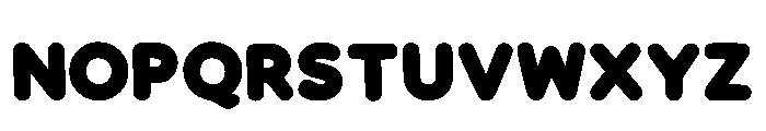 Chunky Bold Regular Font UPPERCASE