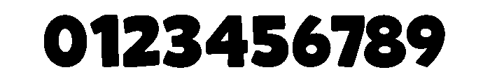 Chunky Bolde Regular Font OTHER CHARS
