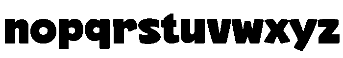 Chunky Bolde Regular Font LOWERCASE